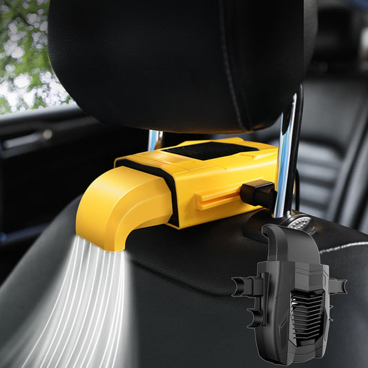 Portable Car Seat Fan 5V USB Rechargeable Rear Seating Fan